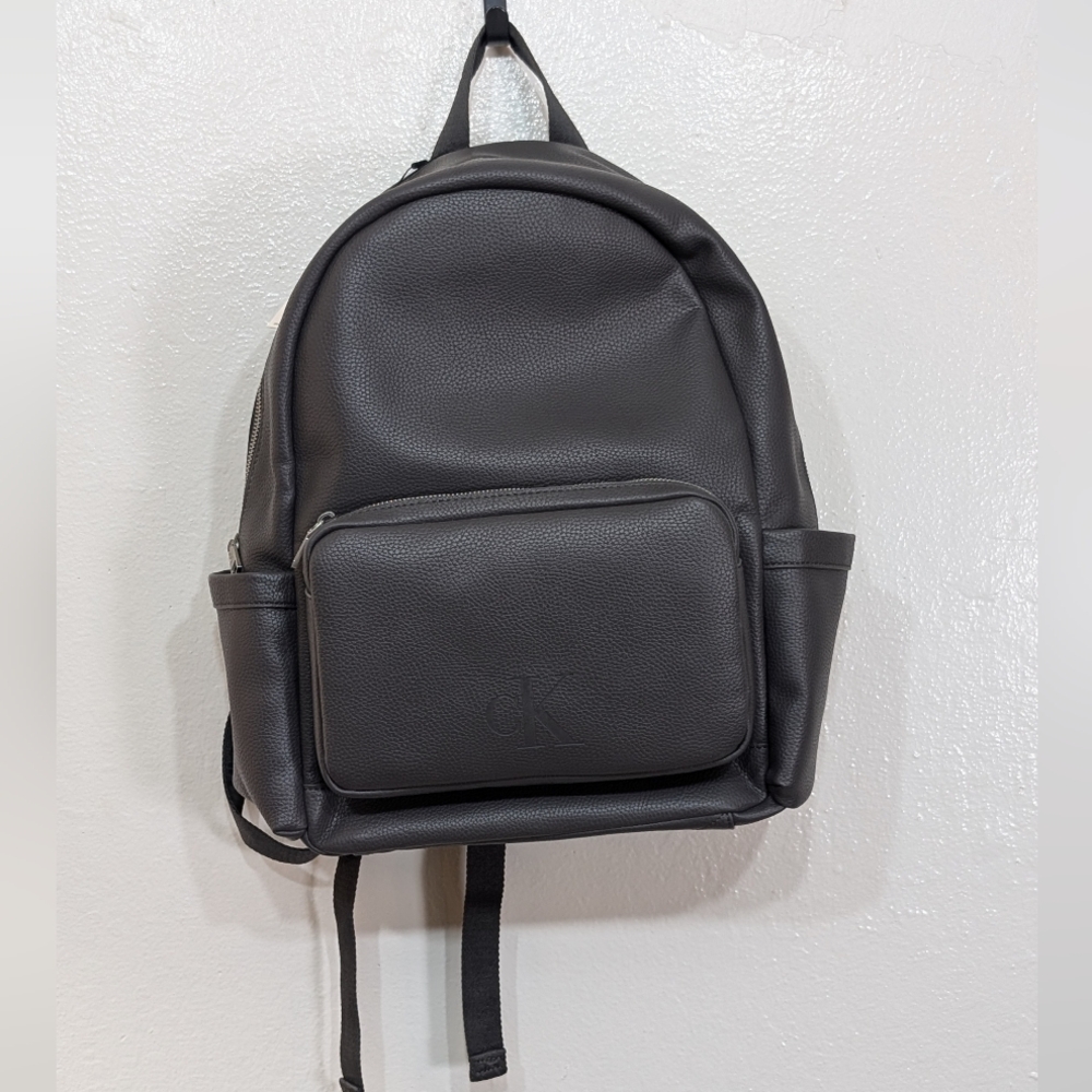 Calvin Klein Charcoal Men's Backpack - Picture 1 of 5